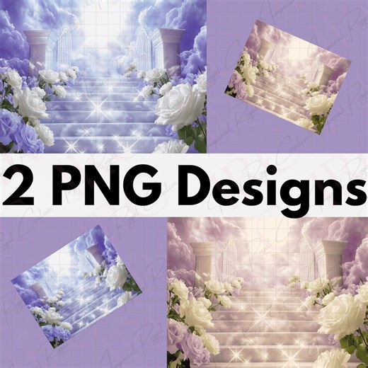 Memorial Stairway PNG: Funeral Background Image (digital Download) - Etsy