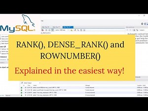 SQL Window Functions | RANK, DENSE_RANK, ROWNUMBER simplified (with examples)+ BIG NEWS