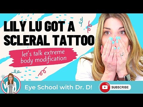 Lily Lu Scleral Tattoo | Extreme Body Modification | Eye Doctor Reacts to a Scleral Tattoo