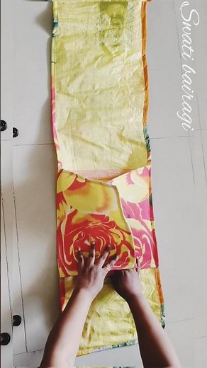 Old bedsheet reuse idea Cloth storage bag simple and easy cloth hack ‪@swatibairagi8170‬