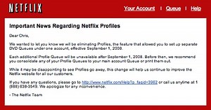 Netflix killing extra queues to “improve” service