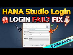 SAP HANA Studio Setup: Connect Database & Check System Properties #sap #HANAStudio #SAPTutorial