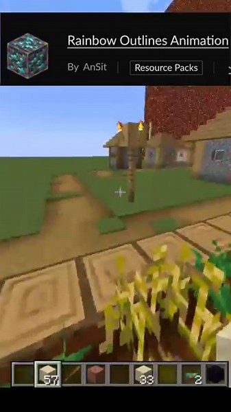 Rainbow Outline 🌈🔳 | Minecraft Texture pack (MATUSHKA ULTRAFUNK)