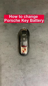 How to change Porsche Key Battery #porsche #keybattery #tutorial #porschekey #changebattery #reconcarmalaysia #recon #importcar #cstan www.tancheesiang.com | C.S.Tan