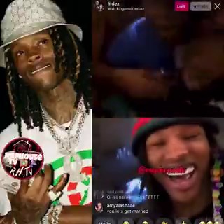 A whole concert going on through the phone like that… they really had to summon him 😭 Rip King Von ❤️🕊️