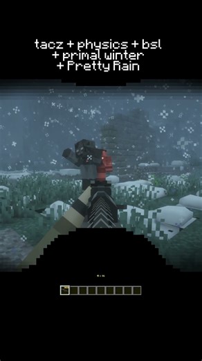 Зимний Постапокалипсис В Майнкрафт! #minecraft #minecraftmods #модынамайнкрафт #майнкрафт #tacz