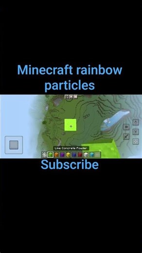 Minecraft rainbow particles
