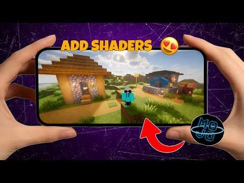 How To Install Shaders In Mojo Launcher | ( Minecraft Java On Android ) In "HINDI"
