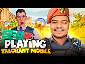 FIRST VIDEO ON VALORANT MOBILE 🔥 | Valorant Mobile Gameplay | Valorant mobile new update