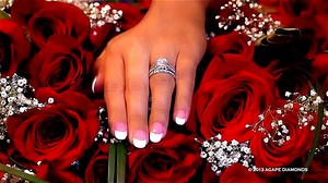 400 reactions · 33 shares | 3.2Ct Round Cut Euro Style Engagement Ring Free 14K White Gold Earrings With Your Purchase www.AgapeDiamonds.com | Agape Diamonds | Facebook