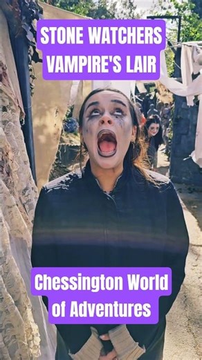 Enter If You Dare – NEW Vampire's Lair Chessington Halloween #chessington #planitpark