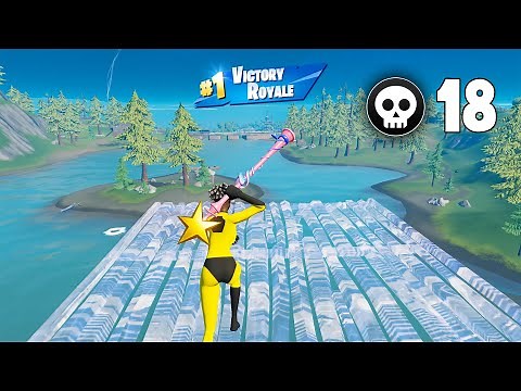 Backlash and Star Wand High Kill Solo Win Fortnite Gameplay Full Game (Superhero Skin Combos)