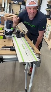 207K views · 3.3K reactions | Using the Festool OF 1010 router with track adapter to cut slots to be able to mount the counter top. Bow Products | The Dusty Lumber Co. | Facebook