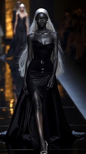 If this AI art doesn’t go viral in millions, then what will? ✨🔥 #FashionShow #Runway #aimodel