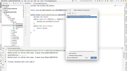 152.Spring中的Advice类型-Before Advice,Throws Advice,After Returning Advice
