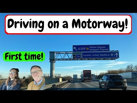 Motorway Driving Lesson for newly qualified driver | First time on Motorway
