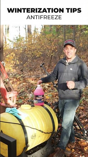 Winterization Tip 7 of 7: Use Antifreeze