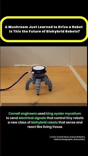 Want to See the Future of Robotics? Watch This Amazing Mushroom Robot