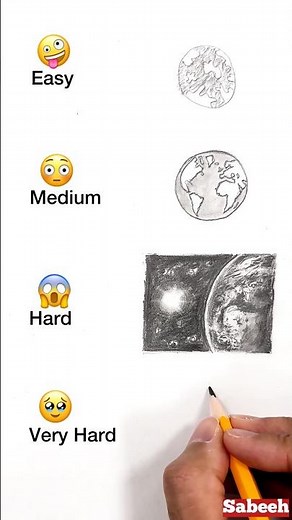 How to draw Earth 🌍 (Art Levels) #art #drawing #sketch #shorts #earth #pencildrawing #world #planet