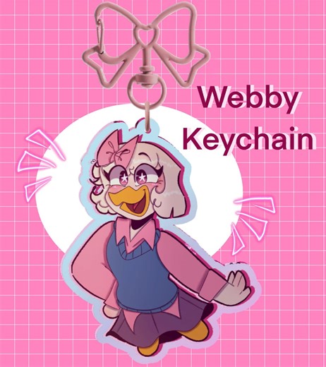 Webby Vanderquack Rainbow Keychain (PRE-ORDER) - Etsy