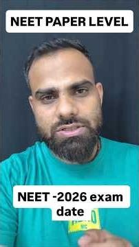 RE-NEET 2026 DATE OUT 📅 BY MR SIR #neet2026 #Mr.sir #pw