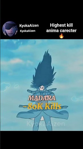 Highest Kill Count Anime Character Ever | Top Deadliest Anime Characters 🔥 #shorts #edit #anima