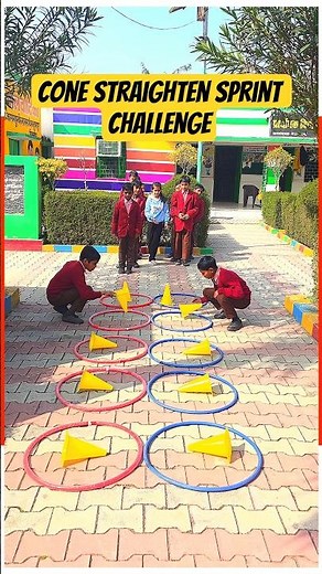 Cone Straightening Sprint Challenge!