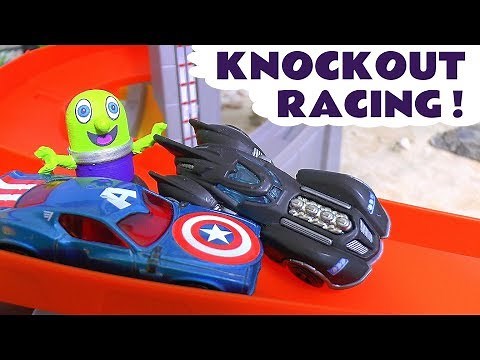 Hot Wheels Toy Car Knockout Racing with the Funlings
