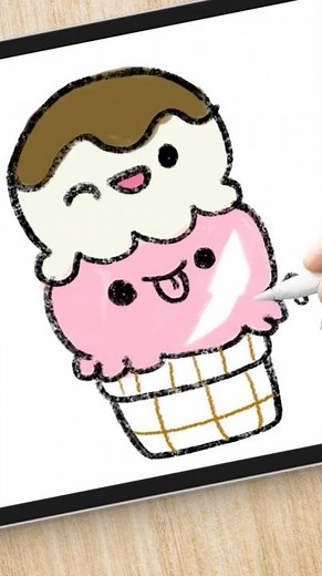 🍦 How to Draw an Ice Cream Easy Step by Step | Drawing Tutorial for Beginners