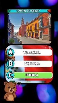 ¿Puedes nombrar las 32 capitales de México? 🧠🇲🇽 | El Osito Pregunton te RETA