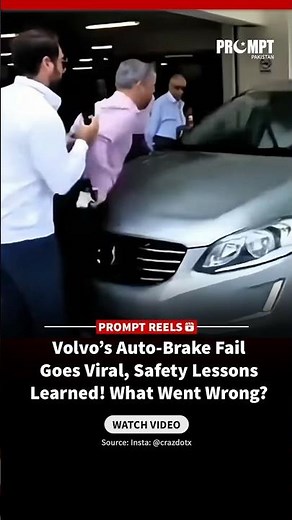 Volvo’s Auto-Brake Fail Goes Viral | Safety Lessons Learned! What Went Wrong?