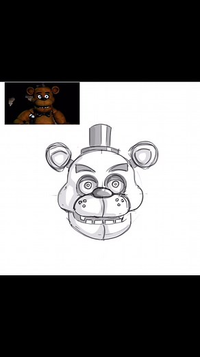 How to Draw Freddy Fazbear - Art Tutorial