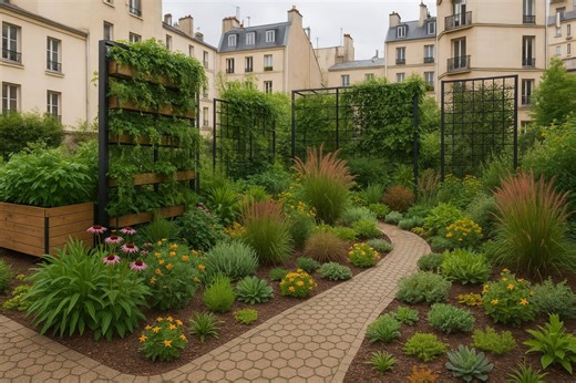 Aménager un petit jardin urbain en 2025 : astuces pour un espace vert durable et stylé malgré la chaleur et la pluie