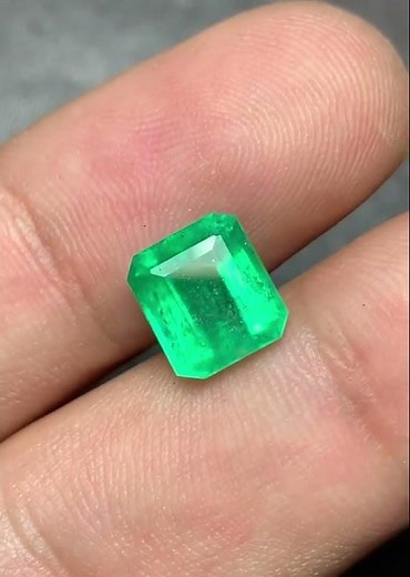 Stunning 2.90ct Natural Emerald from Swat Mine 🇵🇰 | 8.8×7.9×5.7mm Gemstone