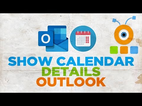 How to Show Calendar Details in Outlook