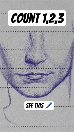 How to Draw a Realistic Face 🖊️ | Nose & Lips Pencil Sketch Step by Step | Full Drawing Tutorial