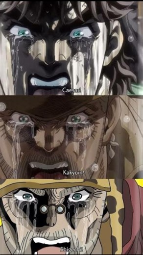 jojo on Instagram: "Caesar really traumatized Joseph, he kept yelling Caesar 😭 #jojobizzareadventure #caesarrr"