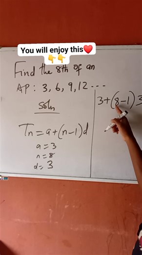 4 comments | AP #arithmeticprogression #mathematics #education #ablepricymathtutorials | Ablepricy Math Tutorials | Facebook