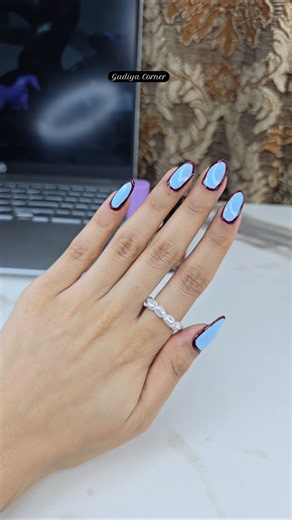 How to get the perfect framed manicure at home 💅❤️ #nailhacks #diy #beauty