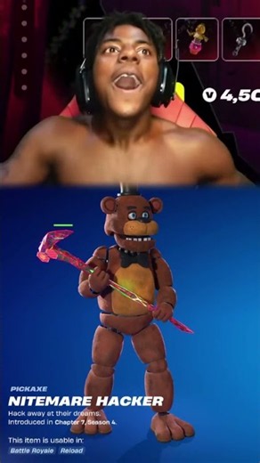 Speed SHOWS HOW TO GET Five Nights at Freddy's SKINS in FORTNITE