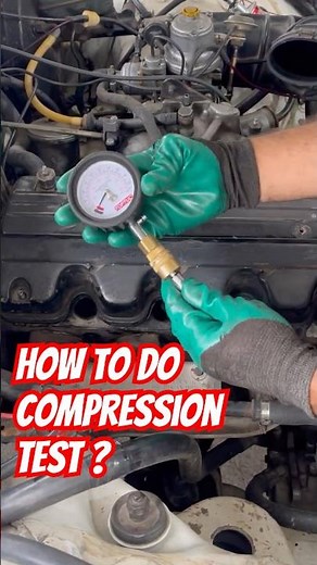 How to do compression test by myself? #shorts #automobile #mechanic #video