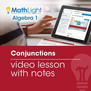 Conjunctions Video Lesson with Guided Notes