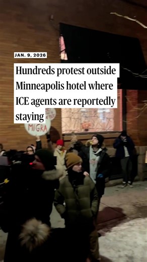 Update: The Minneapolis Police Department has ordered the crowd to disperse. About a thousand protesters gathered outside the Canopy by Hilton hotel in downtown Minneapolis, where ICE agents are reportedly staying, on Friday night. Noise from whistles, a full drum set, people kicking garbage cans, cowbells, loudspeakers, trombones and other horns, megaphones and screaming were all keeping the decibels high as the demonstration entered its fourth hour. Video by Alex Kormann/The Minnesota Star Tri
