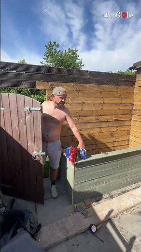 Garden Makeover: Transforming Fences with Old Deck Boards || WooGlobe