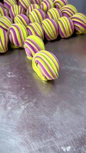 Colorful Layered Pastry Art – Perfect Swirls of Flavor 🌈✨