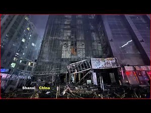 China Engulfed in Flames: Massive Building Fire in Shanxi Kills 8 People and Injures 30 Others.