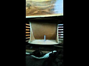 Homemade Leslie Speaker w/ Hammond Organ