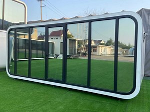 [Hot Item] Maisons préfabriquées en kit, maisons modulaires en acier, maison container, petite maison, architecte de Xiamen Sunfine, cabane en bois