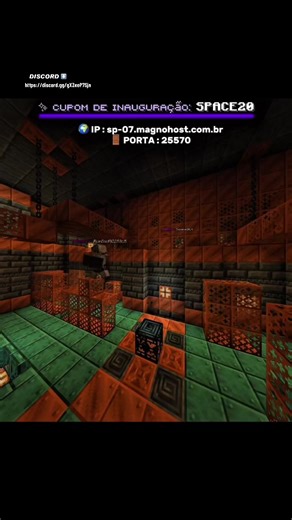 Vendo oque os jogadores estão fazendo aqui na space craft , somos um servidor semi anarquia ligados 24 horas na versão bedrock e java, pvp o dia todo #Minecraft #bedrock #servidoresdeminecraft #fyp