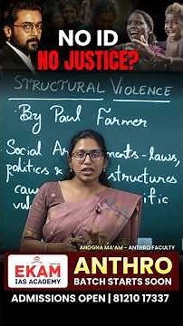 🔥 Jai Bhim & Structural Violence Explained | Paul Farmer | UPSC Anthropology